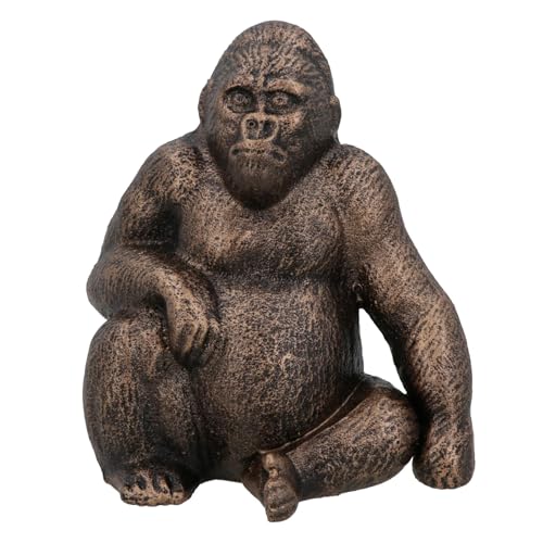 Statue Gorilla en fonte AB Tools : déco intérieure jungle moderne - 3