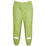  Outburst - Jungen Mädchen Regenhose Skihose Schneehose Fleece-Futter wasserundurchlässig, grün, Größe 122
