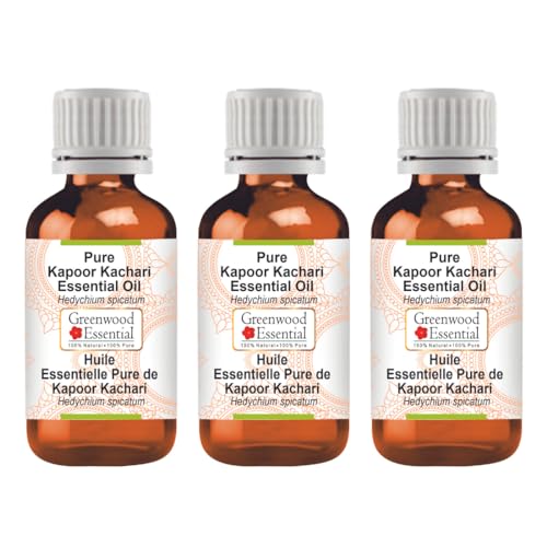 Huile de Kapoor Kachari Hedychium Spicatum rituel bien-être et diffusion maison 3x100ml