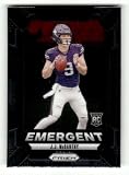 2024 Panini Prizm Emergent #19 J.J. McCarthy Minnesota Vikings RC Rookie NFL Football Trading Card