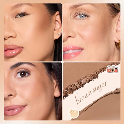 Image of tarte macaron sculpt & bronze duo - 2-in-1 Cream + Baked Powder Bronzer, Contour Powder Face Makeup, Peptides and Hyaluronic Acid Hydrates & Plumps, vegan & cruelty-free