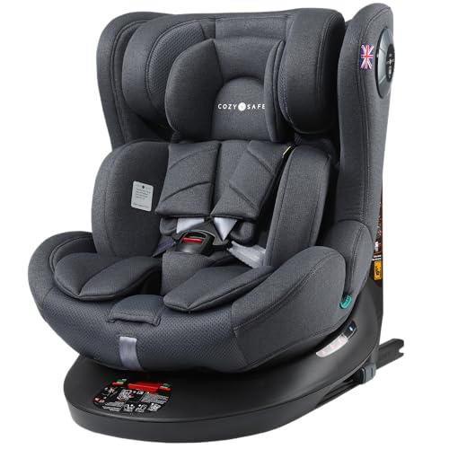 Cozy N Safe Comet+ i-Size 360 Rotation Child Car Seat up to 150cm with ISOFix and Top Tether, Deep...