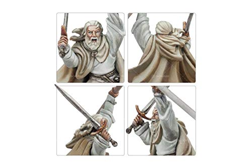 Gandalf el Blanco y Peregrino Tomó miniaturas de El Señor de los Anillos 4
