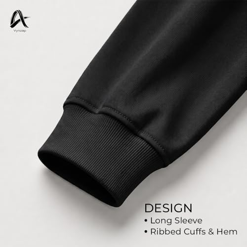 Image of Men's Long Sleeve T-Shirt 100% Cotton Plain Crew Neck Casual Regular Fit Soft Basic Tee for Men