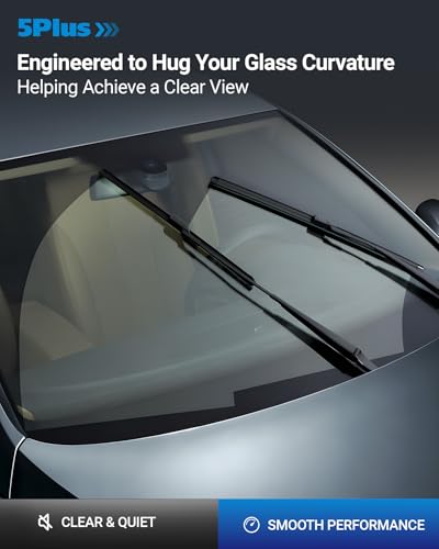 Image of Wipers Replacement for Ford Fiesta 2009-2019 Windshield Wiper Blades,26 inch+15 inch Windshield Wipers with 12 inch Rear Wiper Blade - Factory Fit & All-Season OEM Quality (Pack of 3)