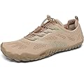 SAGUARO Estate Scarpe Barefoot Minimaliste Uomo Comode e Leggere Antiscivolo Trekking Trail Running Scarpe Asciugatura Rapida Outdoor e Indoor Marrone 42