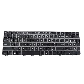 Yesvoo Teclado para HP Probook 4530S 4535S 4730S Series, P/N: 6037B0056601 6037B0059601 638179-001 646300-001 9Z.N6MSV.001 MP-10M13US-93001