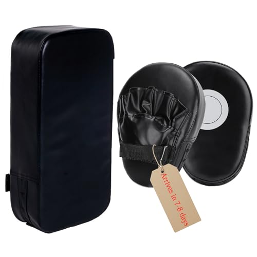 2 in 1 Schlagpolster Set, Pratzen Boxen für Kickboxen, PU...
