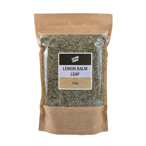 Lowhill Valley Lemon Balm Leaf - Melissa officinalis for Natural Calmness – Handpicked – No Additives or Preservatives – Organically Grown – 100% Pure Herb – 150g