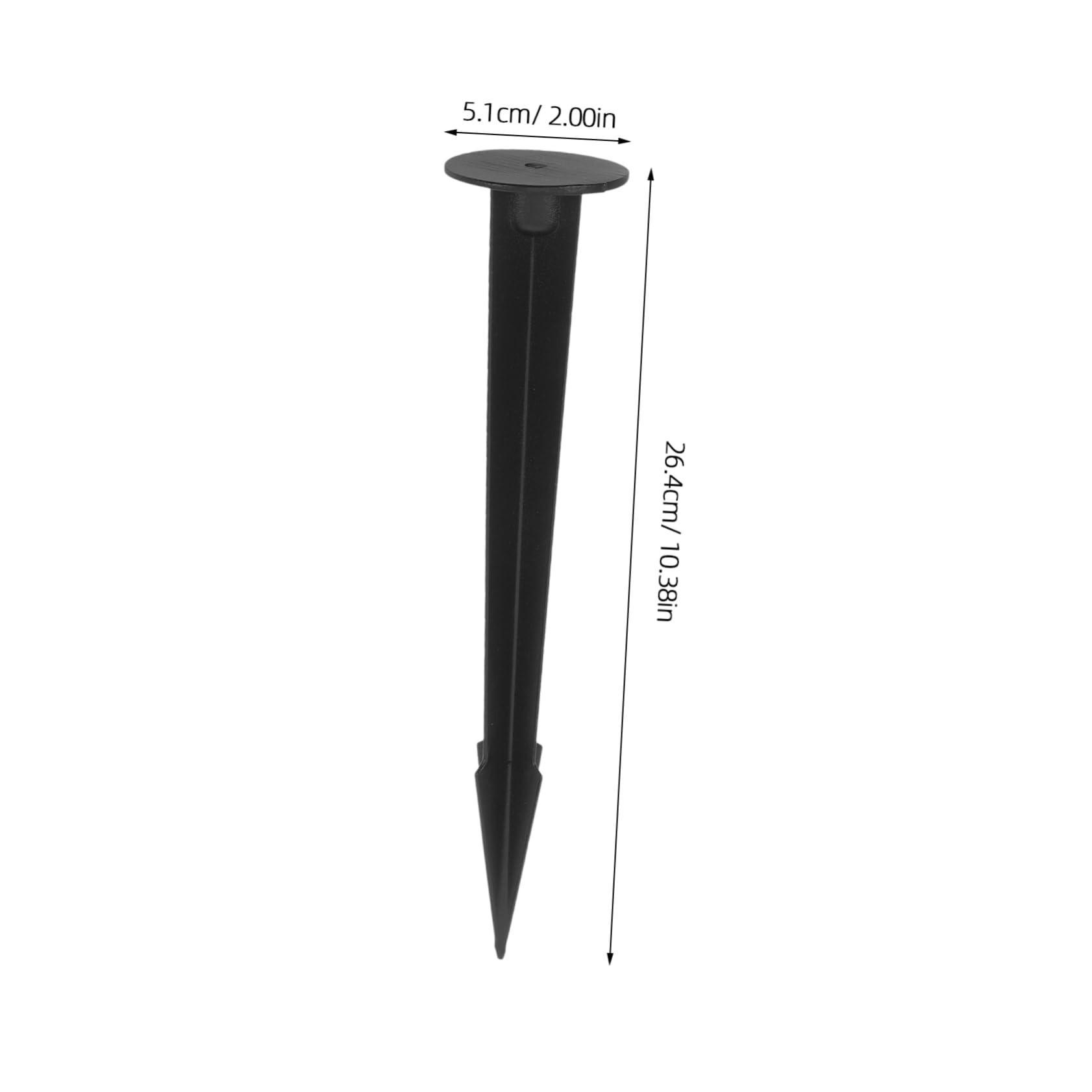BESPORTBLE Lawn Lamp Ground Plug Landscape Lighting Spike Weatherproof Stakes Solar Ground Stakes Easy Install Aluminum Material