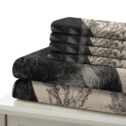 Parure de lit Berger Allemand 135x200 housse de couette imprimé 3D