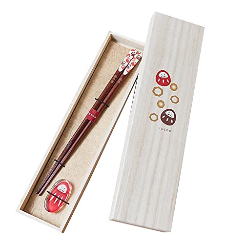 Amazon | THE WOW ザワウ 名入れ 箸 夢だるま 23cm おはし 一膳 木箱 