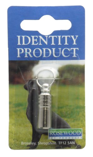 VioVet Rosewood Identity Products Tube d'identification pour Chien