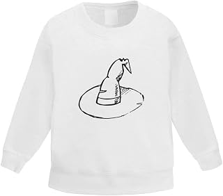 Azeeda 'Witches Hat' Kid's Sweatshirt/Jumper (3-4 Years) (KW00023551)