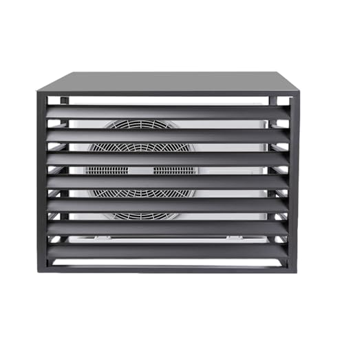 Cubierta De Aire Acondicionado, Caja De Unidad De Aire Acondicionado For Exteriores, Cerca Oculta De Aire Acondicionado, Caja De Basura, Cerca De Aluminio Resistente For Jardín, Patio, Césped (Color