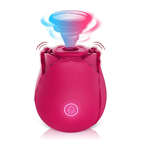 Clitoral Sucking Vibrator with 7 Intense Suction, Adorime Rechargeable Waterproof Clit Sucker Nipple Stimulator Sex Toys for Women for Solo Oral Sex