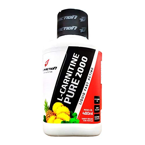 L-Carnitine Pure 2000 (480ml) - Sabor Abacaxi com hortelã, Body Action