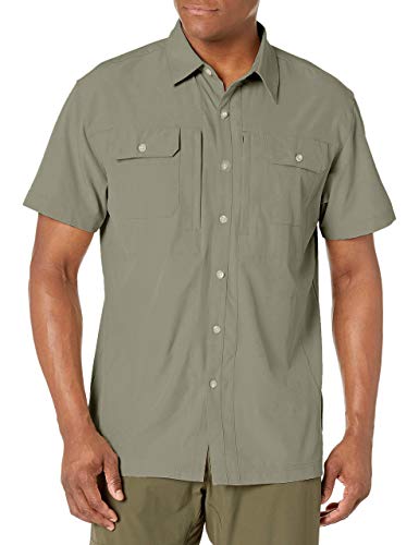 Little Donkey Andy Men's Lightweight Short Sleeve Shirt Quick Dry Stretch Shirt