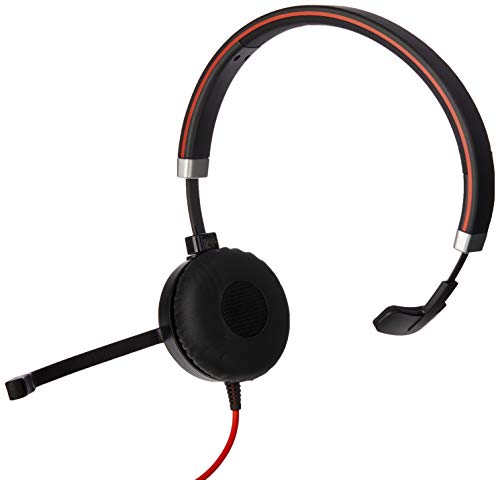 Jabra Evolve 40 UC Professional Wired Headset Mono Telephone Headset for Greater Productivity Superior Sound for Calls and Music 3.5mm JackUSB Connection All-Day Comfort Design UC Optimized product thumbnail 6