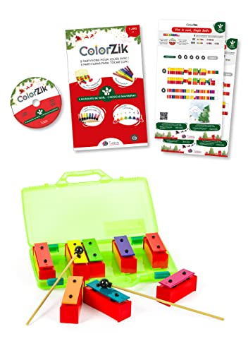 Méthode jouer de la musique sans solfège Colorzik Noël Fuzeau 78344 mini metallonotes enfant 5 ans