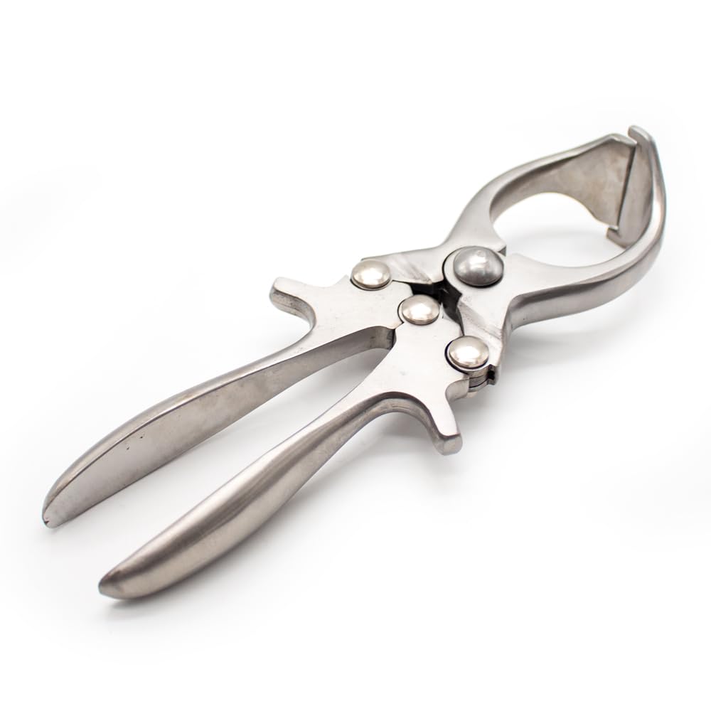 Amazon.co.jp: Jieoto ステンレス製去勢クランプ 血抜き去勢鉗子 牛