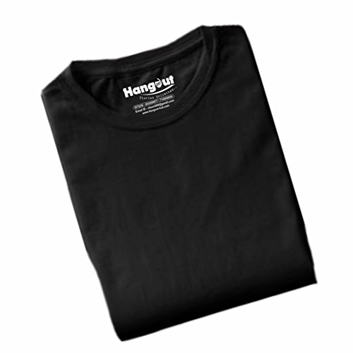 Image of Hangout Hub Men's Round Neck T-Shirt I Am Her King - GC (Black;Men Large (40) ;) Pack of 1 Couple T Shirts