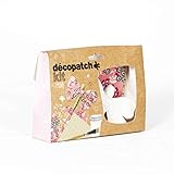 mariposa en botella reciclada A partir de 5 años. Décopatch KIT021C - Un minikit de animales, color blanco, 2 hojas Décopatch, un pincel y un bote de esmalte de mariposas