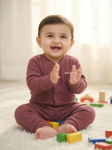 Image of Top and Pyjama Set Thermal for Unisex Baby