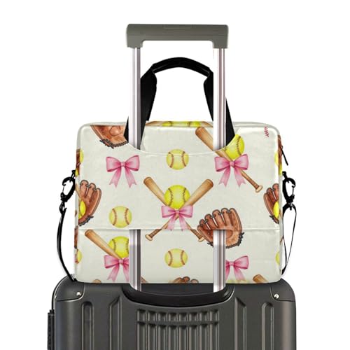 Maletín para portátil 15.6 pulg beige con correa y asa miniatura 4