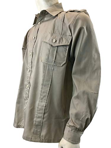 Indiana Jones Shirt Safari Raiders Costume (L) Khaki #TOP2