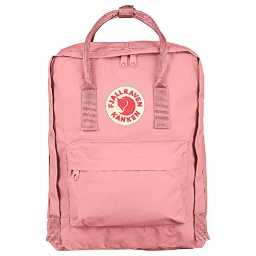 FJÄLLRÄVEN Kånken ryggsäck rosa 13 x 27 x 38 cm, 16 Liter