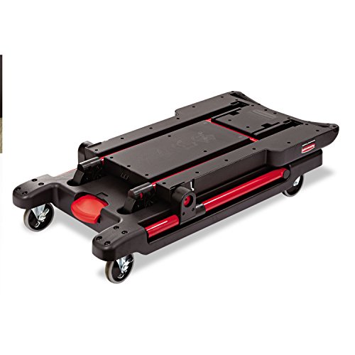 Rubbermaid FG430000BLA Convertible Utility Cart and Platform Truck, Black, 49" x 9.842" x 9.842"