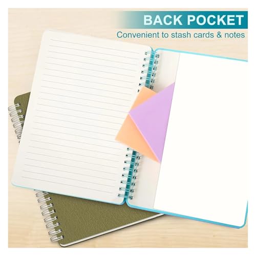 Carnet de notes en cuir A5 rigide couverture premium - 5