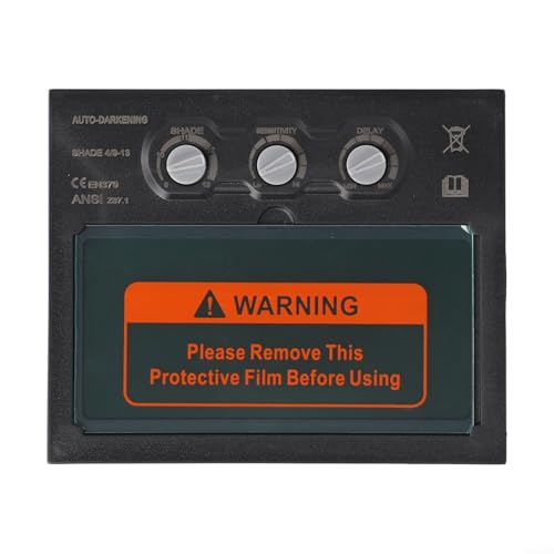 Auto Darkening Welding Helmet Solar Panel Lens Filter Shade Tool Hood Protector with Adjustable Sensitivity for MIG TIG Argon Gas Welding