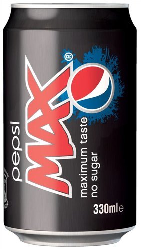 Pepsi Max boîtes 330 ml pack de 24 sodas sans sucre