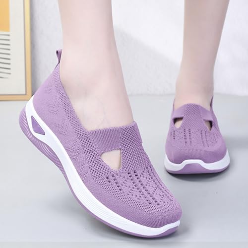 medicus Schuhe Damen, Walkingschuhe Damen Leicht Weite H Vermascht Orthopädische Schuhe Sneaker Sommer Atmungsaktiv Memory Schaum Krankenschwester Sportschuhe Bequeme Outdoor Sommerschuhe Turnschuhe