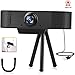 Produktbild GREPRO USB HD Webcam 1080P mit Mikrofon, Webcam Video Streaming PC Laptop Kamera für Konferenzen, Videoanrufe, Streaming, Aufnahme, Skype, Plug&Play, Flexibel Einstellbarer Clip