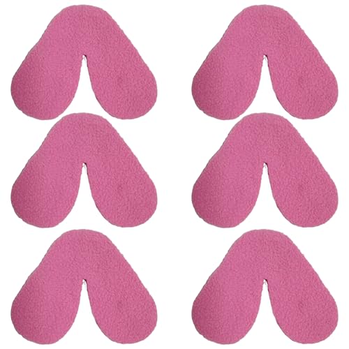 KIRZAX 6 Piezas Almohadillas Nasales de Confort, Reduce la Presión, Suministros para Máquina CPAP, para ventilador,se adaptan a la mayoría de las mascarillas nasales y mascarillas faciales
