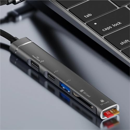 Station d'extension USB-C transfert rapide avec lecteur de carte TF SD - 6