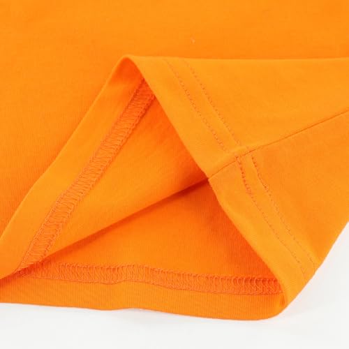 Image of Toddler Kids Short Sleeve Crew Neck T-Shirt Pullover, Loose Fit Casual Basic Tees for Boys Girls 2-8 Years