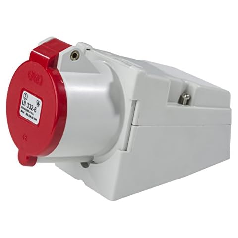 Enchufe de pared CEE-CARA 16A 4 polos 400V 1pc - as-Schwabe 60578 Cover