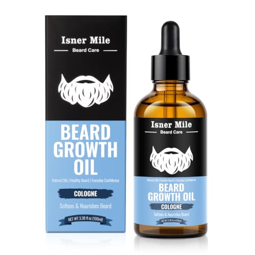 Image of ISNER MILE Beard Oil for Men Hydrating & Moisturizing, Cologne, 3.5 fl Oz