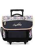 Cartable à roulettes idéal pour le CM1 et CM2 : 2.25 kg, 41(L)x15(P)x41(H) en cm