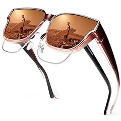 A08 Gradient Winered Frame/Brown Lens