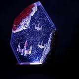 Father's Day Gift 2025, Galaxy Night Light, Space Ship Lamp, Epoxy, Resin Lamp, Personalization Gift, S.t.a.r Tr.e.k USS Vo.ya.g.er N.C.C-1701figure (Size S, Xwing 2)