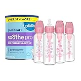Dr. Brown's Good Start Baby Formula Powder, 30.6 Ounce & Natural Flow Anti-Colic Options+ Narrow Baby Bottle, Pink Floral, 8 oz/250 mL, with Level 1 Slow Flow Nipples, 0m+, 4 Bottles, 4 Units