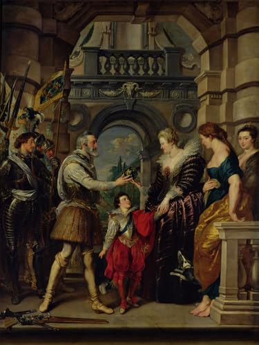 Tableau Henri IV Rubens peinture sur toile 60x90cm pour décoration chambre