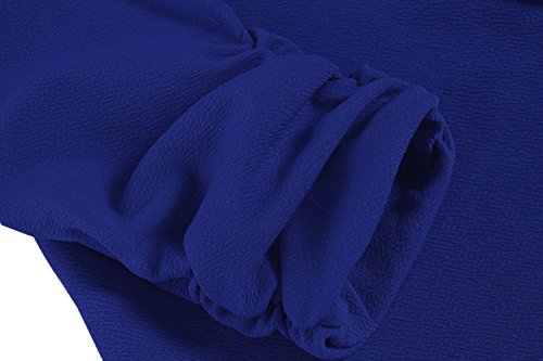 POGT Suits and Blazers Business Church Office Blazer Jacket Open Front (M, Dark Blue) - Thumbnail 7