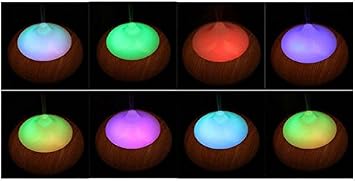 Air Diffuser 02K(BR) Ultrasonic Aromatherapy Diffuser for Essential Oils Air Atomizer, Dark Wood-Grain