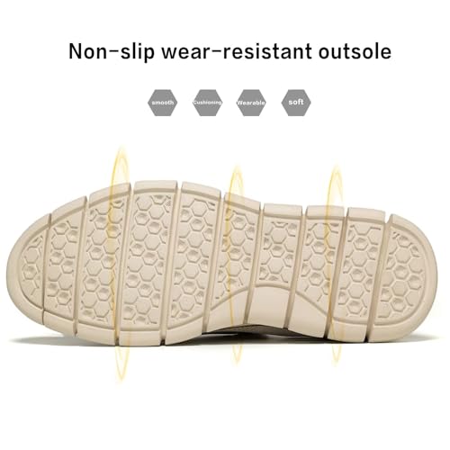 Men's Casual Dress Shoes Slip on Oxfords Business Walking Work Sneakers Fashion Mesh Lightweight Soft Sole4